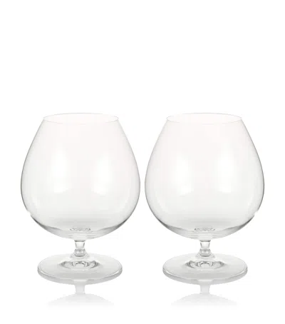 Riedel Set Of 2 Crystal Vinum Brandy Glasses In Multi
