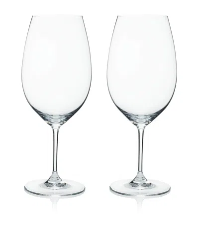 Riedel Set Of 2 Crystal Vinum Syrah/shiraz Wine Glasses In Transparent
