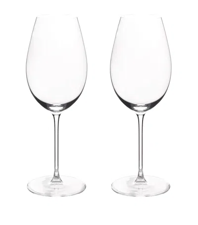 Riedel Set Of 2 Veritas Sauvingnon Blanc Wine Glasses In Transparent