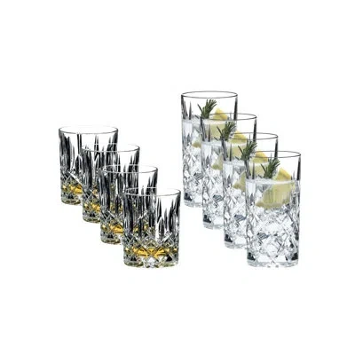 Riedel Spey Barware Set (4 Dof + 4 Highball) In Black;white