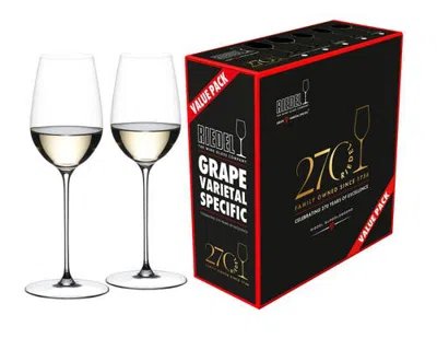 Riedel Superleggero Riesling 2 Piece Wine Glass Set In Transparent