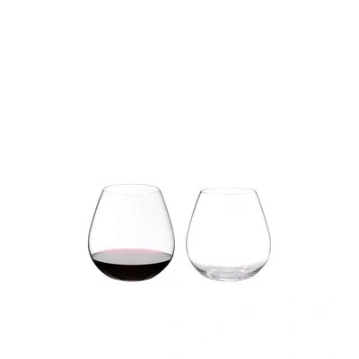 Riedel The O Wine Tumbler Pinot/nebbiolo Wine Glass (set Of 2) In Clear