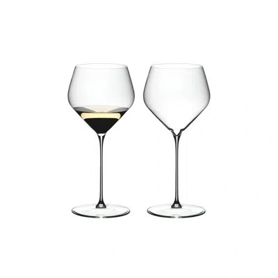 Riedel Veloce Chardonnay Wine Glass In Clear