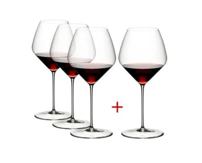 Riedel Veloce Old World Pinot Noir Wine Glass, Set Of 4 In Transparent