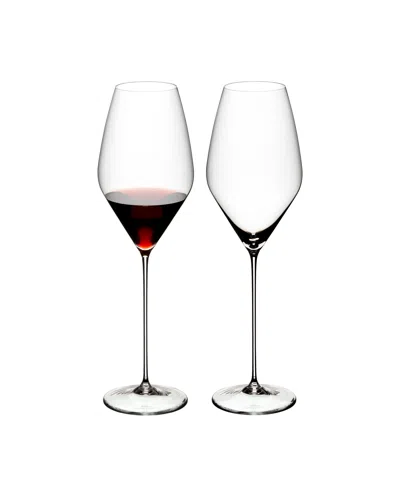 Riedel Veloce Pinot Noir Wine Glasses, Set Of 2 In Clear