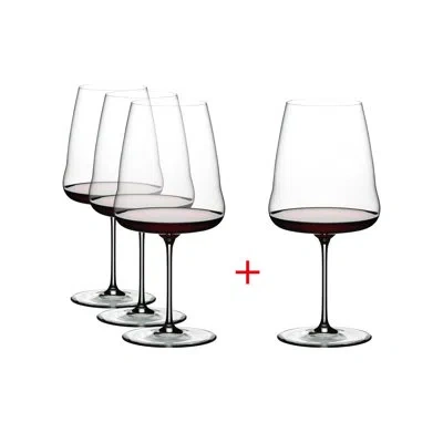 Riedel Winewings Cabernet Sauvignon Wine Glass (pay 3 Get 4) (set Of 4) In Clear