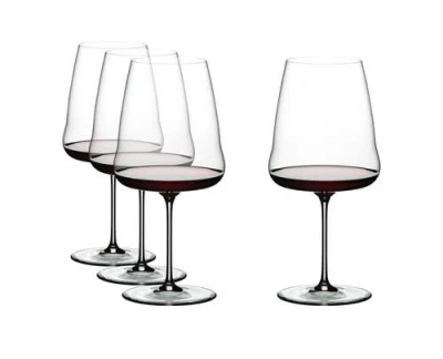 Riedel Winewings Cabernet Wine Glass, Buy 3 Get 4 In Transparent