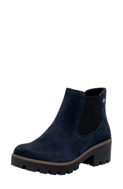 Rieker Amalia Ankle Chelsea Boot In Mare/schwarz