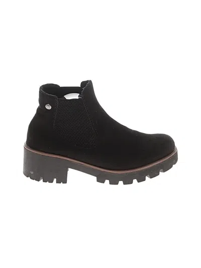 Pre-owned Rieker Ankle Boots In Black
