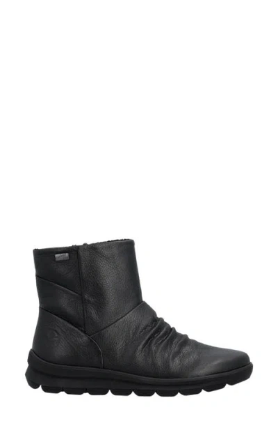Rieker Berta 66 Leather Bootie In Black