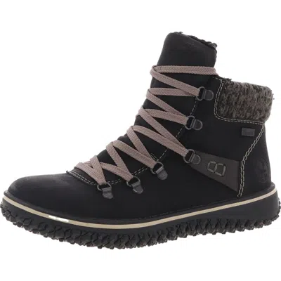 Rieker Cordula 38 Womens Zipper Faux Leather Winter & Snow Boots In Multi