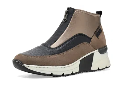 Rieker Kitty 52 Women's Boots Brown/schwarz/bronze/schwarz: Eu 36 (us Women's 5-5.5) M, Leather