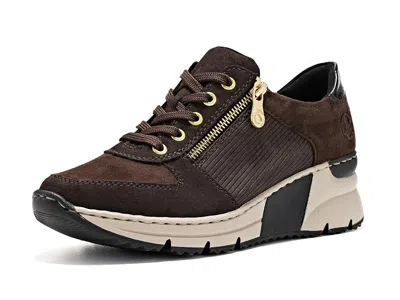 Rieker Kitty 52 Women's Boots Nougat/rancho/testadimoro/espresso: Eu 39 (us Women's 8) M, Leather In Brown