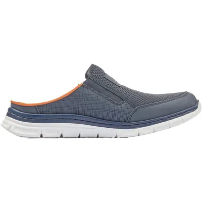 Rieker Men's Bud 79 Mesh Casual Clogs In Denim/atlantis In Multi