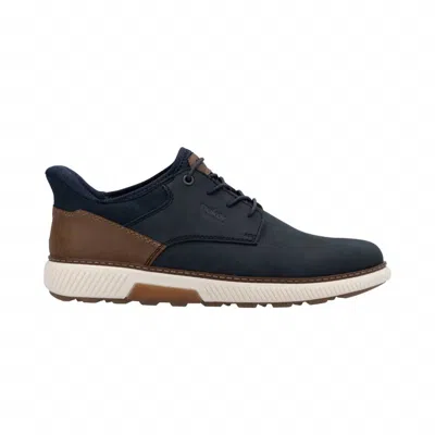 Rieker Men's Stan B3357 Shoe In Midnight / Pazifik / Nuss / Navy In Black