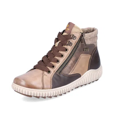 Rieker Women's Combination Shoe In Brown Combo In Multi