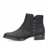 Rieker Women's Conny 75 Ankle Zip Boots In Schwarz/smoke In Multi