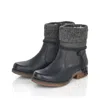 Rieker Women's Fee 88 Boot In Schwarz/stromboli/anthrazit
