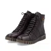 Rieker Women's Fenja Boot In Mogano In Black