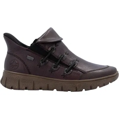 Rieker Women's Heike Ankle Boots In Havanna Cerise Antik Leather In Multi