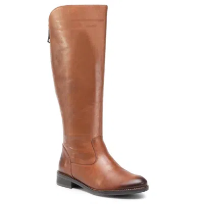 Rieker Women's Knee High Boots In Tan In Brown