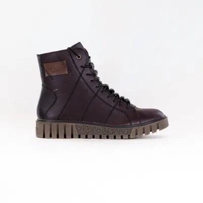 Rieker Women's Lace-up Boot In Brown