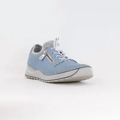 Rieker Women's Lace-up Sneaker In Blue