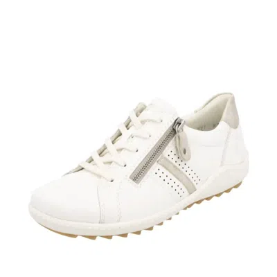 Rieker Women's Liv 32 Sneaker In Paper/muschel/offwhite In Multi
