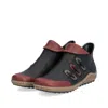Rieker Women's Liv Shoe In Wine/schwarz/smoke
