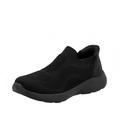 Rieker Women's M5072 Slip-on Sneaker In Schwarz In Black
