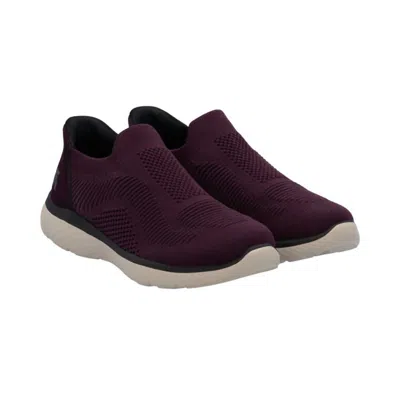 Rieker Women's M5072 Slip-on Sneaker In Vinaccia In Purple