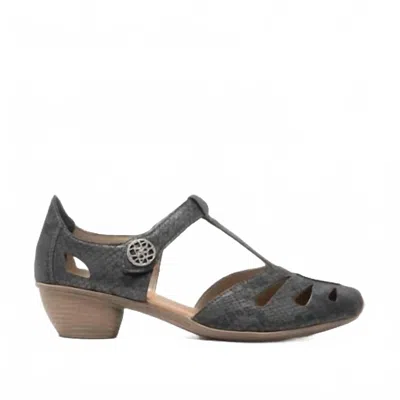 Rieker Women's Mary Jane Bar Shoes In Grey