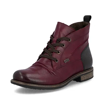 Rieker Women's Ornella 04 Boots In Red In Burgundy