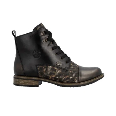 Rieker Women's Ornella Ankle Boot In Antik/schwarz In Black