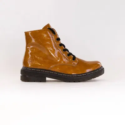 Rieker Women's Paris 40 Boot In Yellow In Brown