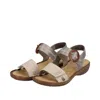 Rieker Women's Regina Sandals In Cliff/perle In Multi
