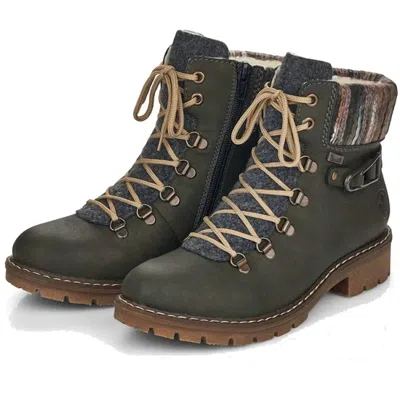 Rieker Women's Sabrina Boot In Green