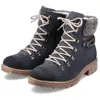 Rieker Women's Sabrina Boot In Pazifik/anthrazit/graphit