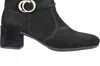 Rieker Women's Sarah 89 Casual Ankle Suede Boots In Black In Black