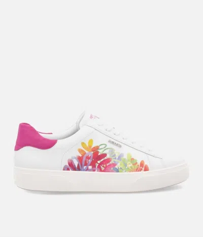 Rieker Women's Shawna Shoes In Weiss/magenta In Multi