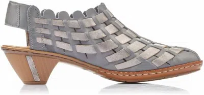 Rieker Women's Sina 78 Heels In Azure In Gray