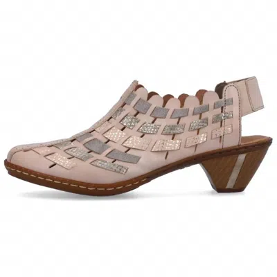 Rieker Women's Sina 78 Shoes In Clay Rose In Multi