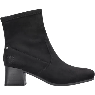 Rieker Women's Susi Ankle Boots In Black In Animal Print