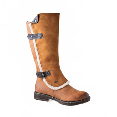 Rieker Women's Tall Boot In Brown In Multi