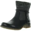 Rieker Womens Faux Fur Lined Leather Mid-calf Boots In Black