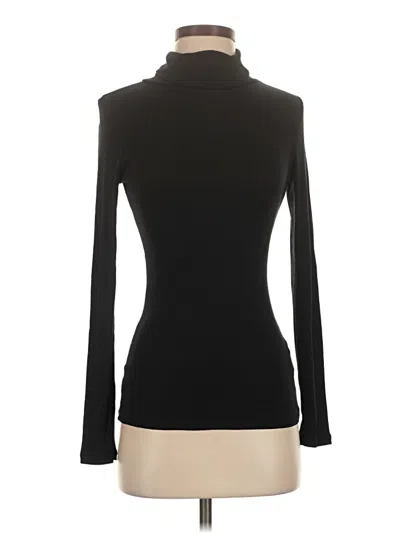 Pre-owned Rielle Long Sleeve Turtleneck In Black