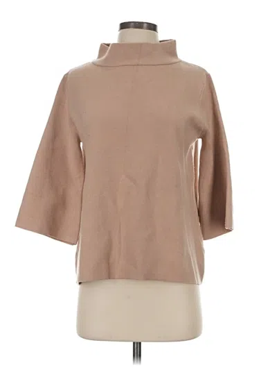 Pre-owned Rielle Turtleneck Sweater In Brown