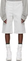 Rier Belt Loop Shorts In White