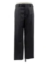 Rier Belt Loops-detail Trousers In Black
