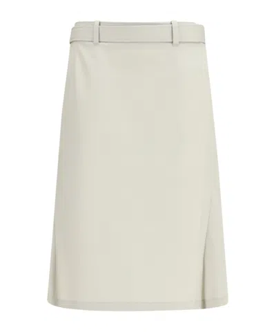 Rier Cotton Utility Skirt In Gray
